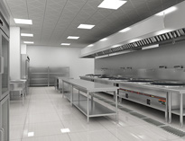 西藏學校食堂廚房設備廠家教你商用廚房排水設計方法