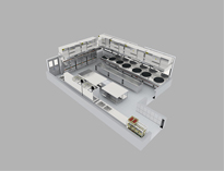 大型廚房設備廠家告訴你建筑物內排水管道布置方法